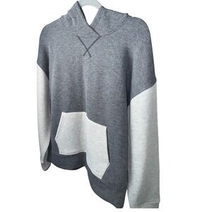 Smartwool Mens Gray Heathered Merino Wool Blend Hoodie Pullover - Medium